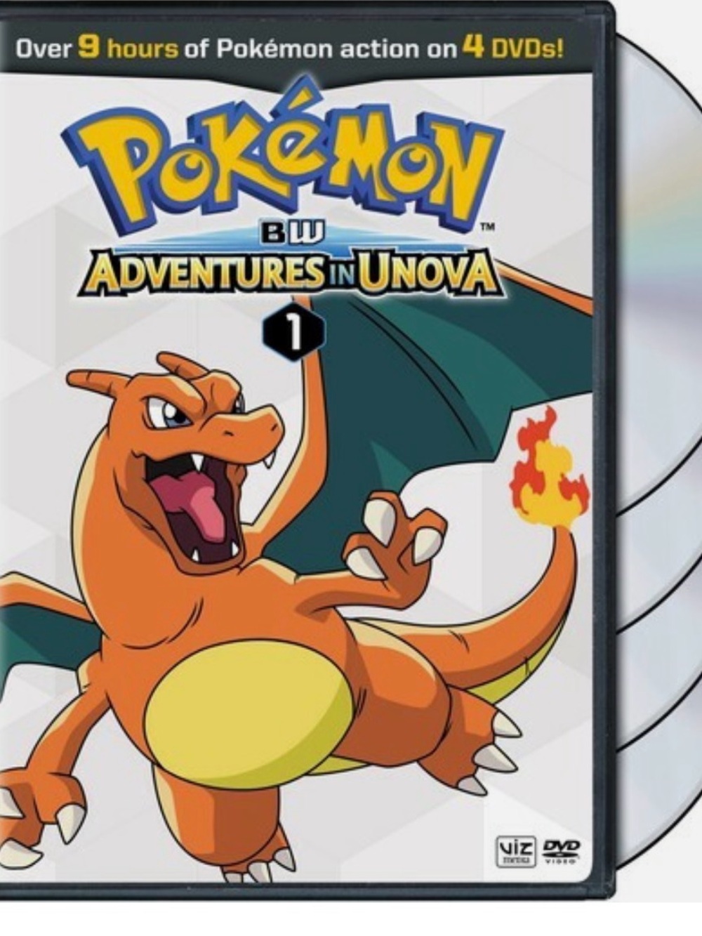 Pokemon BW Adventures in Unova Set 1 DVD 4 Disc Set Anime